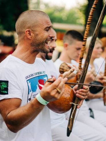 Schooner boat on the turquoise waters of Lagoa Azul in Ilha Grande