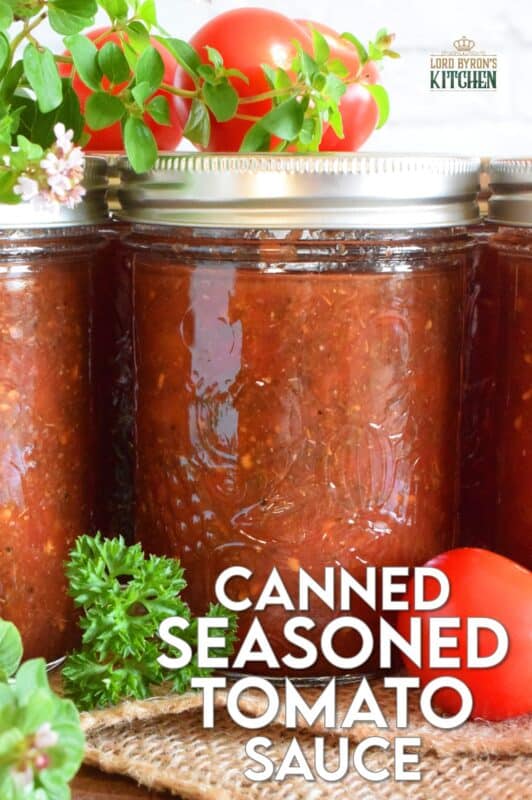 Canned Seasoned Tomato Sauce