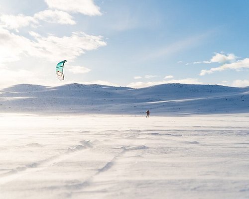 Snowkiting in Norway