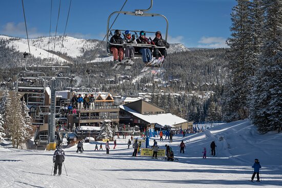 Ski Lift with Resort