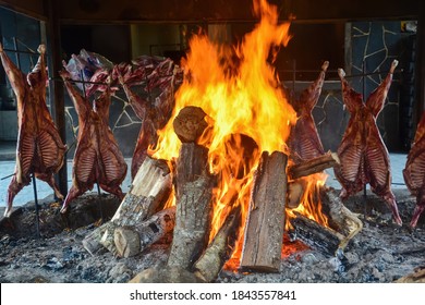 Granite cliffs and hanging glaciers in Patagonia