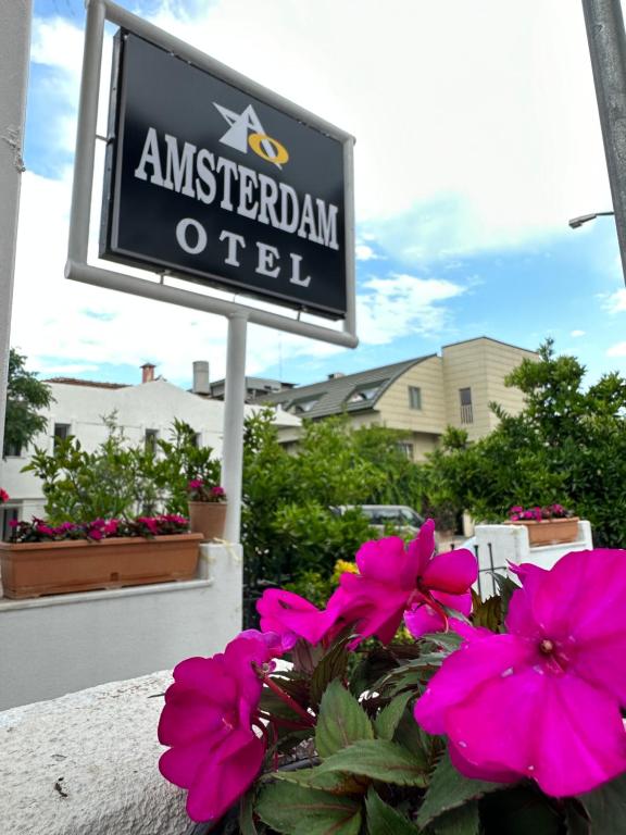A vibrant and tranquil scene from within Pulitzer's Garden.