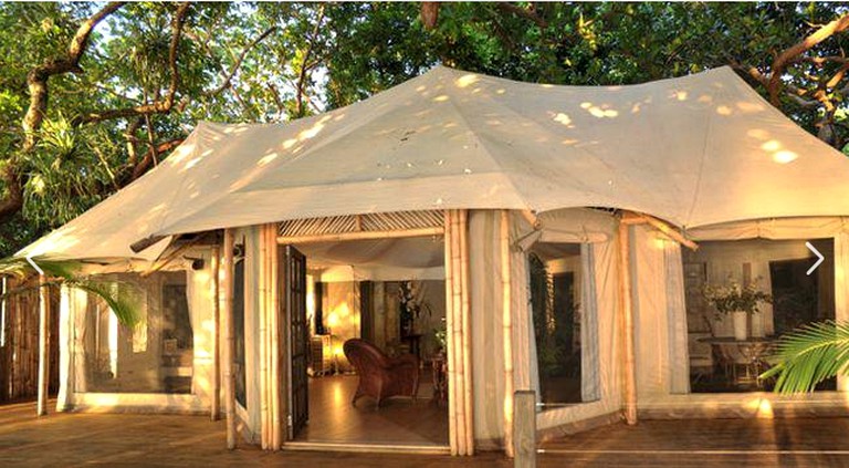 Cabin interior at El Capitan Canyon
