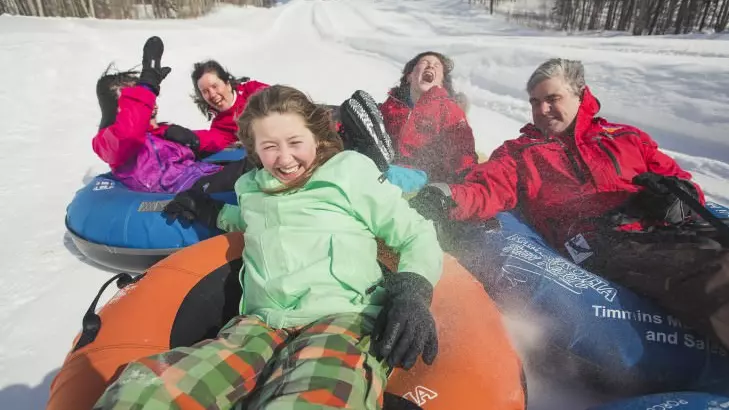 Snow Biking at Panorama Mountain Resort