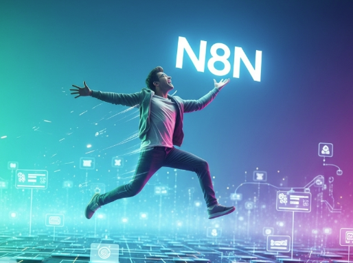 Prompt Marketer Logo against a serene background.