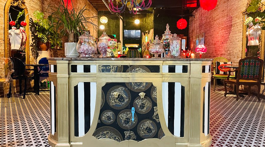 Entrance to The Velvet Curtain