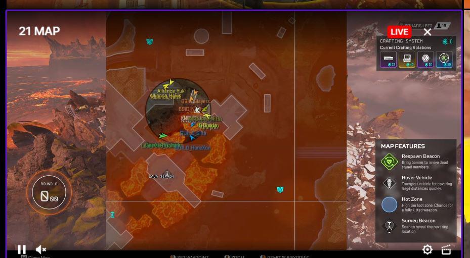 Pathfinder placing a zipline in a strategic location to provide a quick escape route for his team during a firefight near the Lightning Rod. Show the team retreating along the zipline under suppressing fire, with bullet impacts visible on the walls around them. The perspective should be a medium shot showing both Pathfinder placing the zipline and his teammates using it.