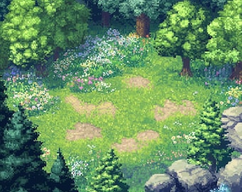 A cluttered game development desk with sketches, a tablet, and a can of Red Bull