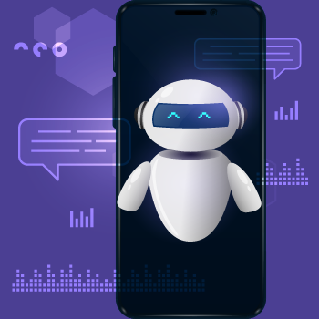 AI Marketing Concept with Digital Brain