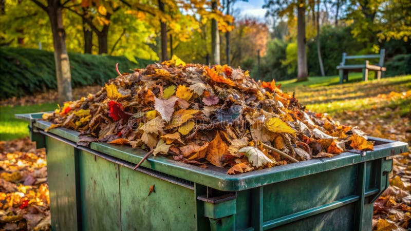 Turning compost pile