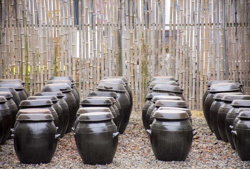 Kimchi varieties on display