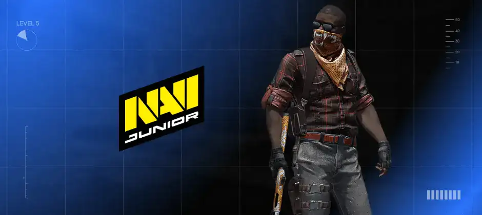 A group of young CS2 players huddled around a coach, reviewing strategies on a laptop.