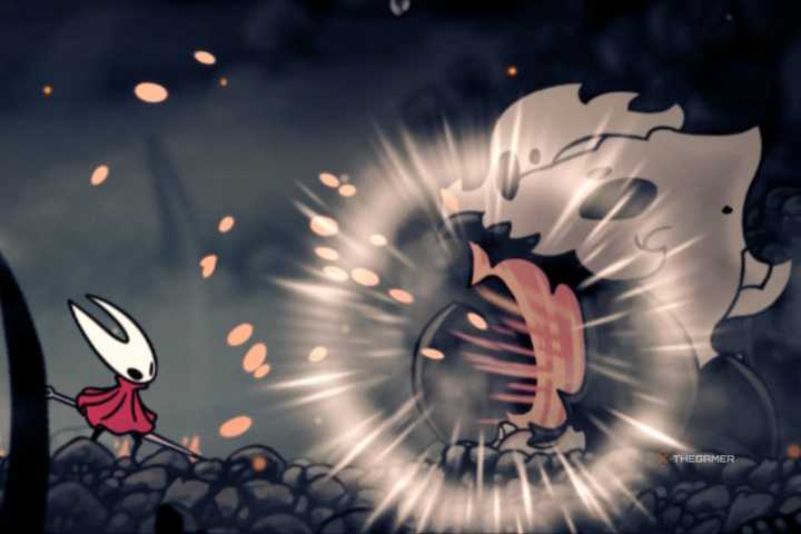 A close-up of Hornet's face, expressing determination and resilience amidst the challenges of development