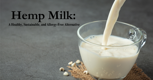 Hemp fabric soaking in milk