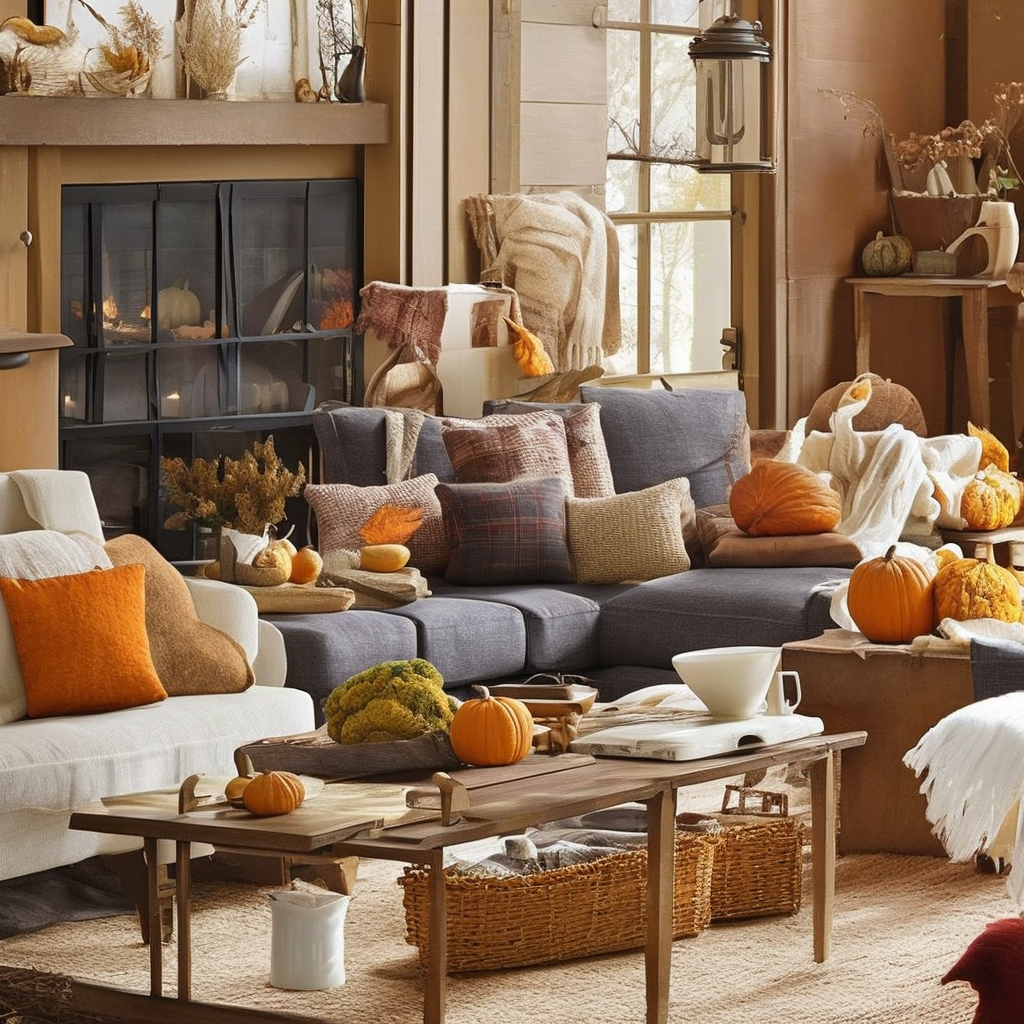 Autumnal Embrace: Styling Your Living Room with...
