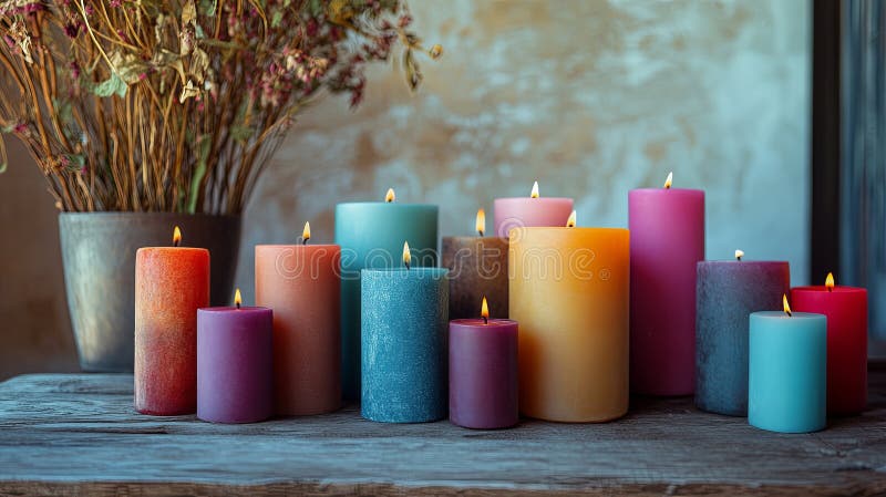 Willow & Birch candles on reclaimed wood