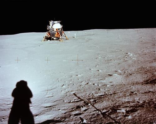 Neil Armstrong on the Moon