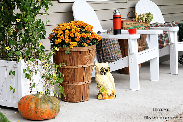 another cozy fall porch scene