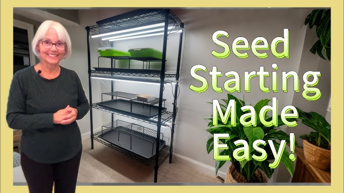 Beat the Rush: Build a DIY Seed Starting Shelf...
