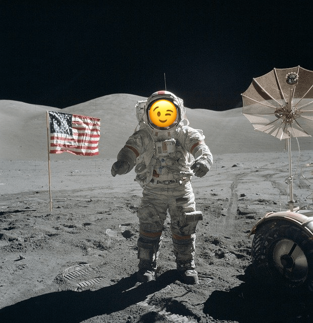 Map of Apollo landing sites and the locations of retroreflectors used for laser ranging experiments.