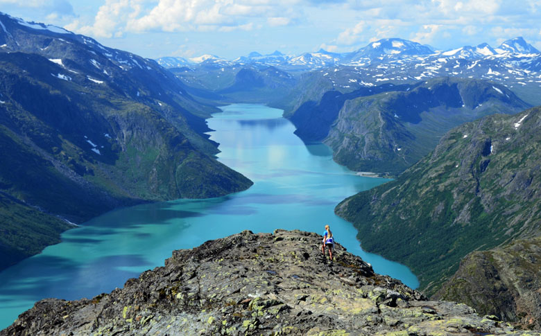 Svellnosbreen Glacier in Jotunheimen National Park