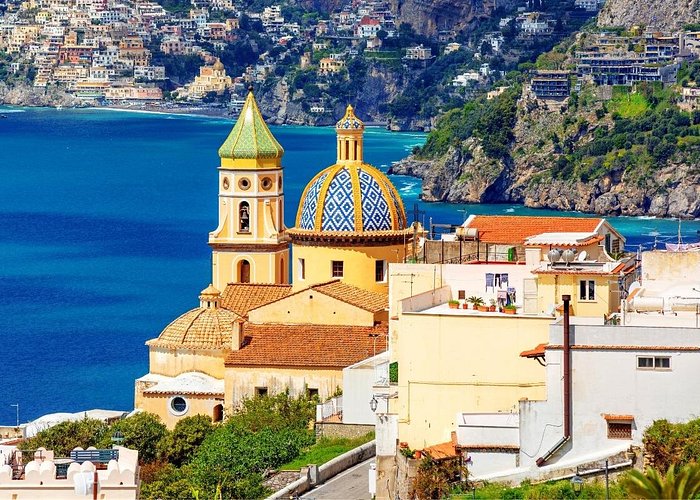 Positano colorful houses