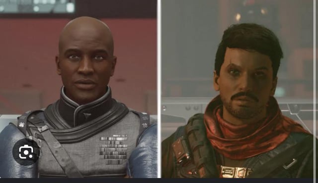 V standing in a dark alley, illuminated by neon lights and rain, looking intensely at the camera with a determined expression reflecting the gritty atmosphere of Cyberpunk 2077.