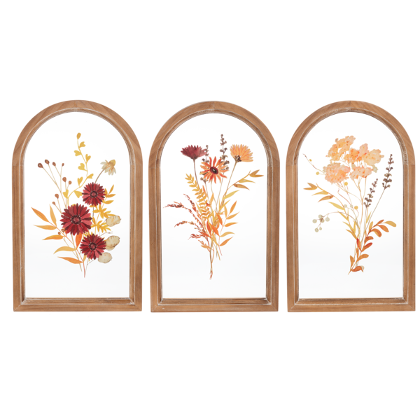 diy pressed flower frame rustic table
