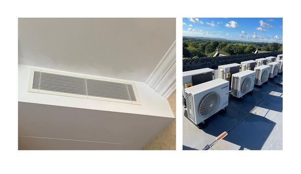 Wide shot of The Brando villas blending seamlessly with the natural landscape.