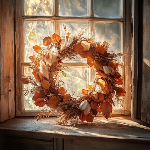 Autumn Wreath Display