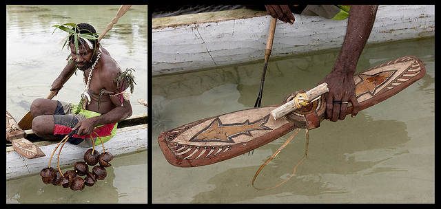 Traditional dancers in Guadalcanal