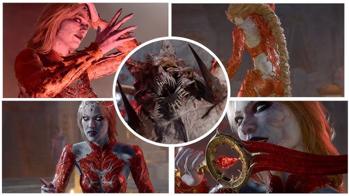 A crucial dialogue choice in Baldur's Gate 3, illustrating the branching narrative and the visible reactions of the characters involved.