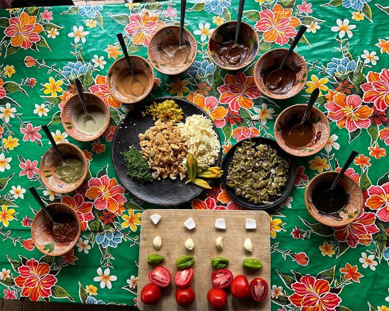 A restaurant in Oaxaca