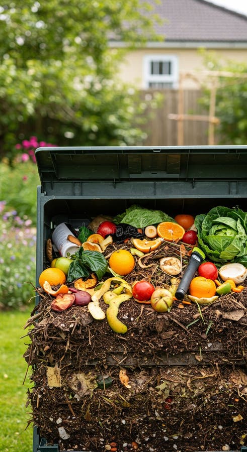 Example of what can be found in the compost.