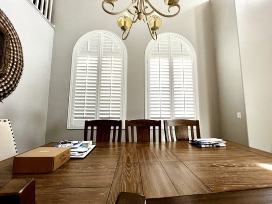 Image of Completed Shutters Installed in a Home