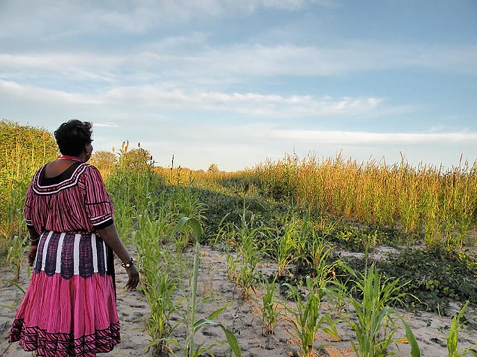 Anya setting up her telescope under a dark sky