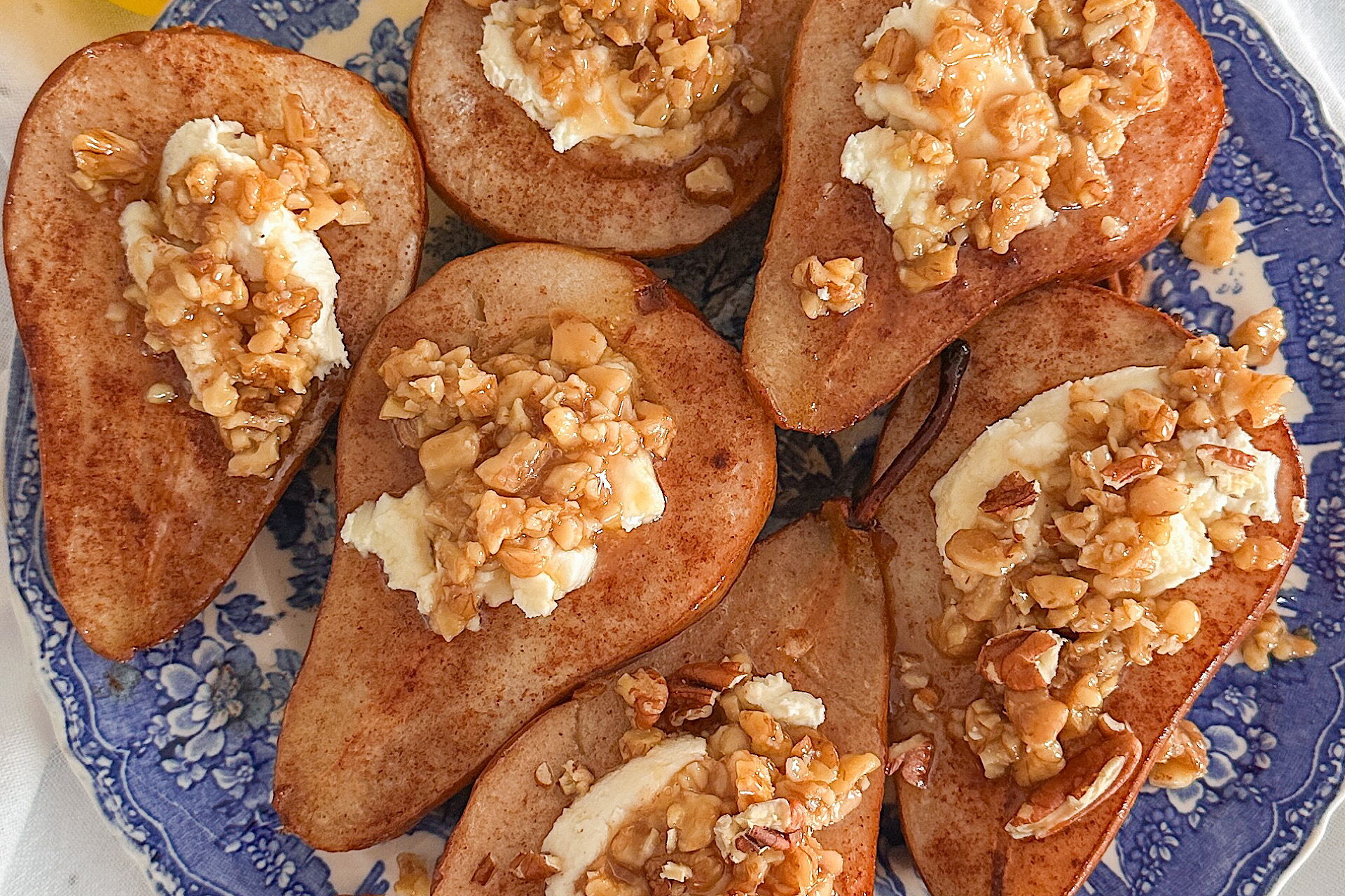 pear galette partially eaten fork aside