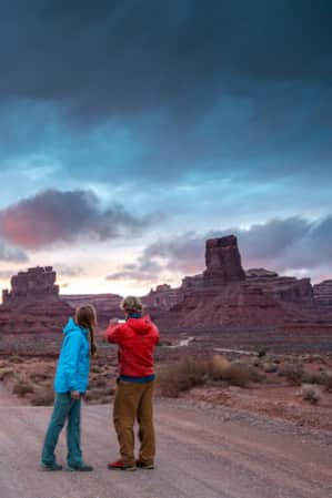 Monument Valley in winter