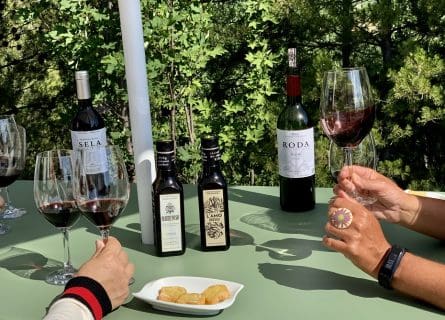 Wine tasting at Hotel Marques de Riscal