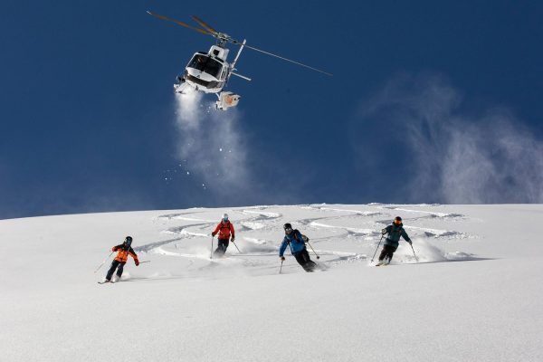 Heli-skiing in British Columbia