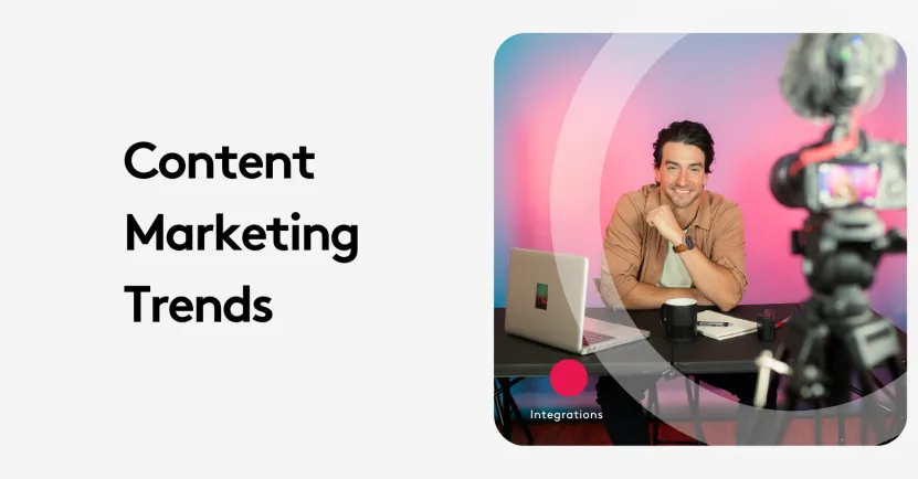 Marketing team collaborating in a modern office using Prompt Marketer