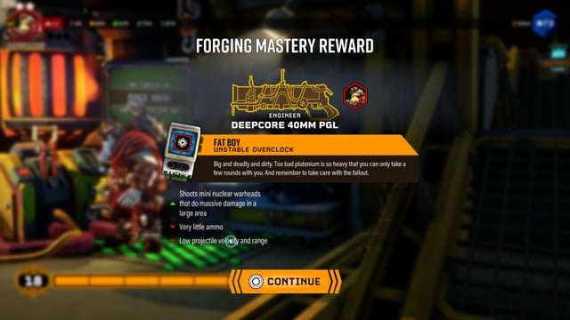 The Driller using C4 charges to clear Glyphid swarms that spawn during the encounter.