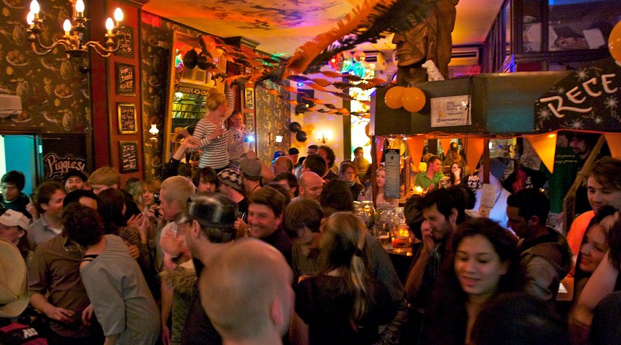 Inside The Flying Pig Downtown hostel