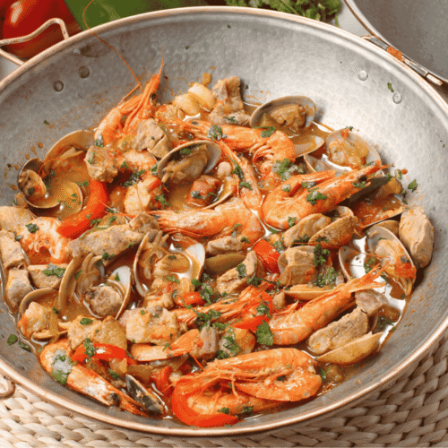 A Fado singer performing with intense emotion, accompanied by musicians, in a dimly lit setting, capturing the essence of the music.