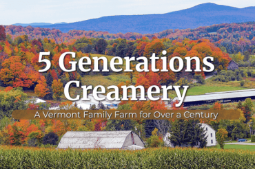 A farm's creamery interior where people gather