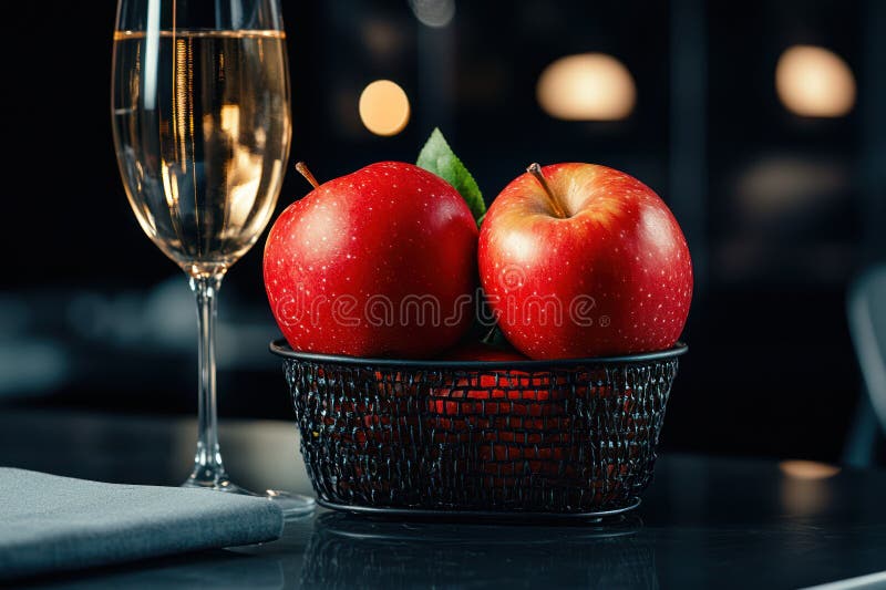 Basket of Autumn Apples