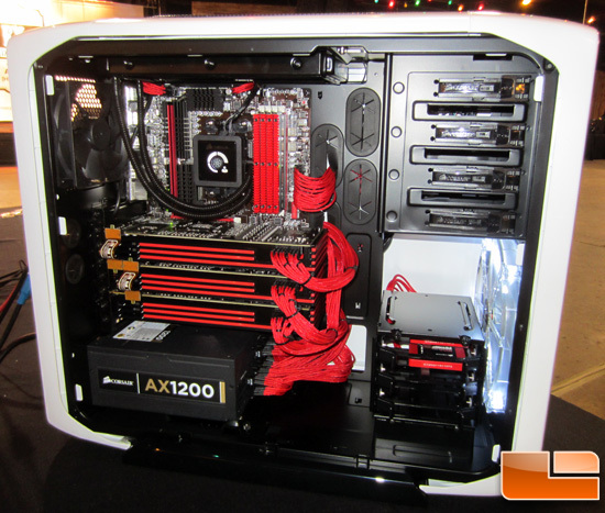 Screenshot of RetroArch running on the build, displaying a well-organized ROM library with box art.