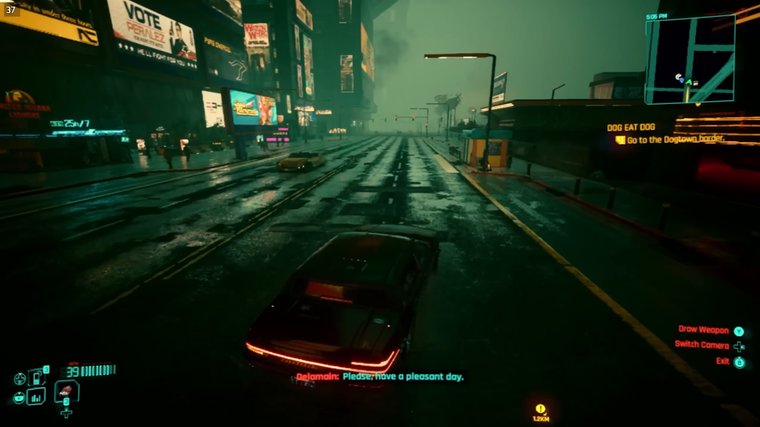 Cyberpunk 2077 screenshot of character customization