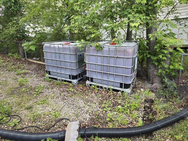 Rainwater Collection IBC Tote