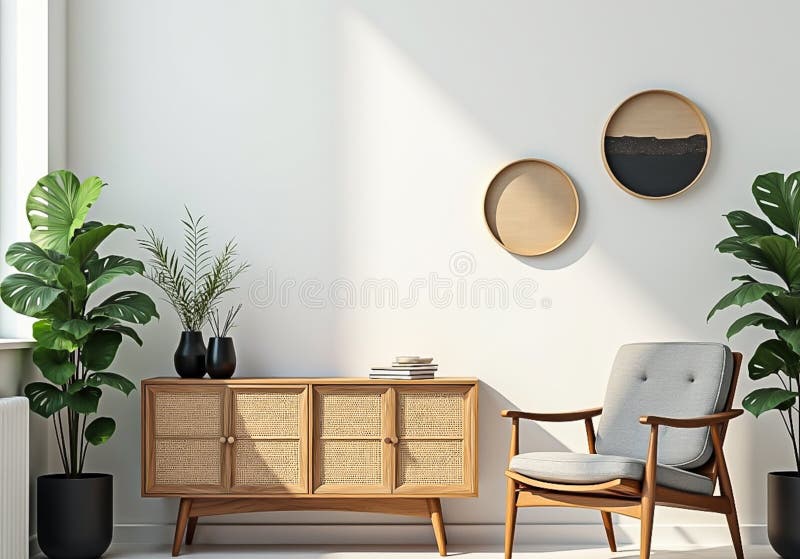 Cozy living room with natural light filtering through windows